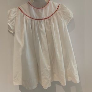 Plain white children’s dress (customizable)
